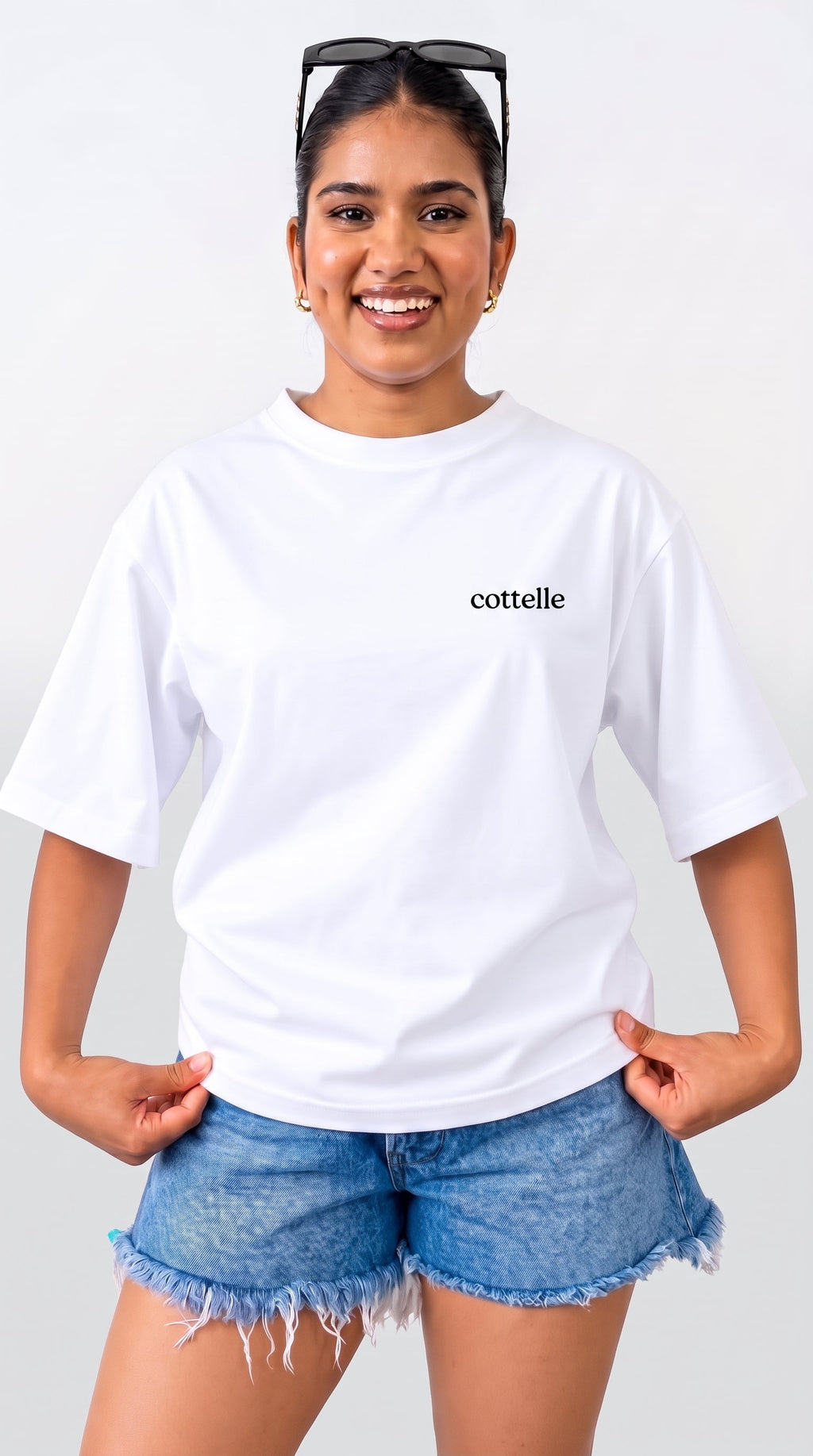 Cottelle Signature Logo Tee, front view