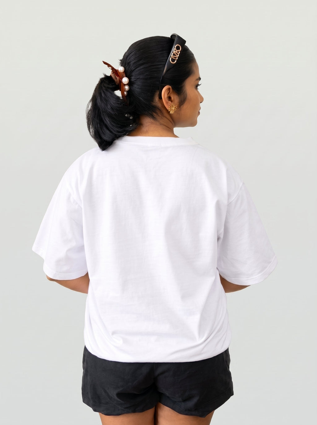 Butterfly Oversized Tee, back view