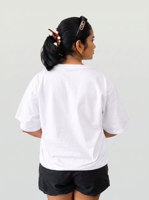Butterfly Oversized Tee, back view